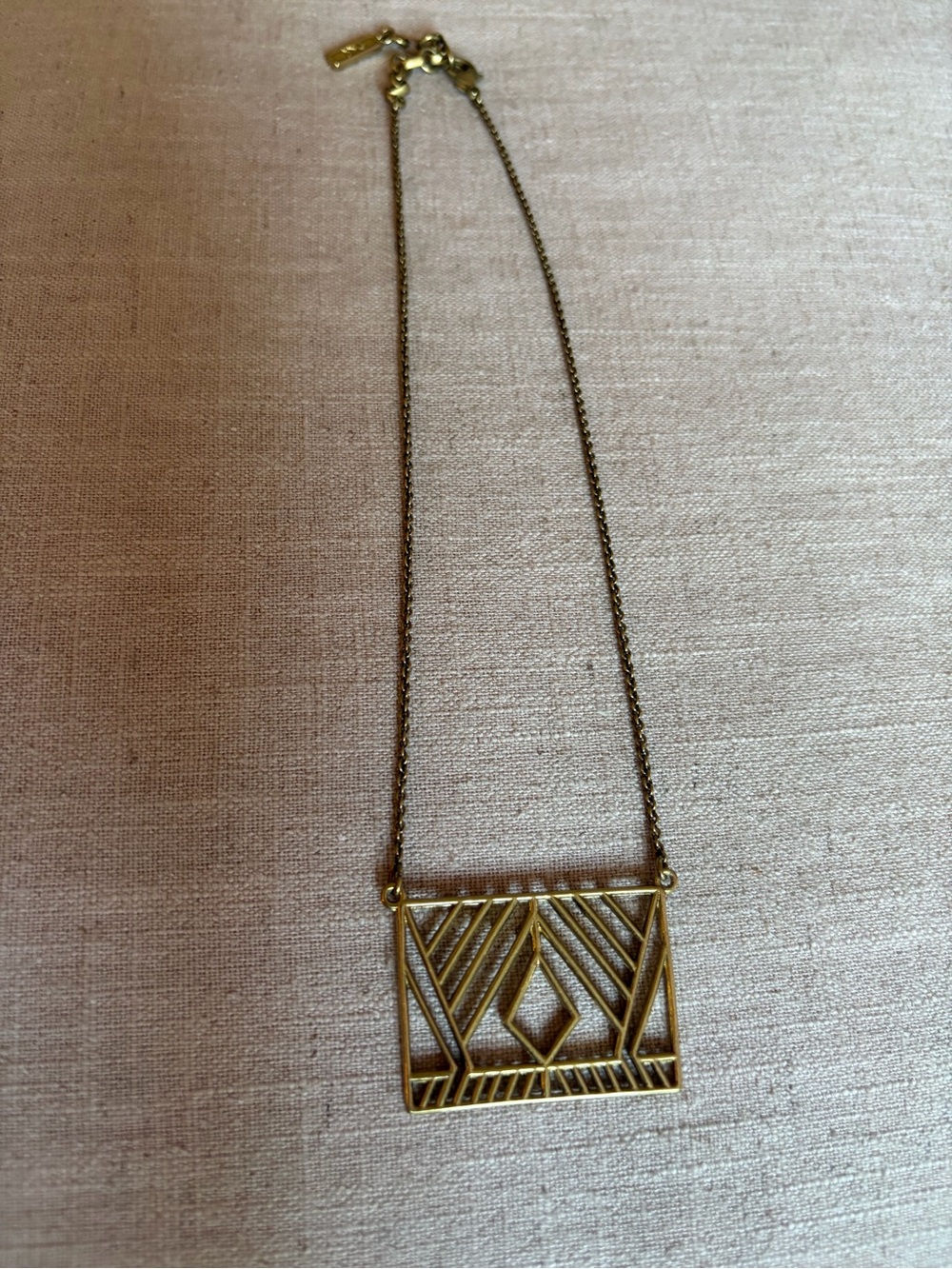 Silpada Geometric Pendant Necklace